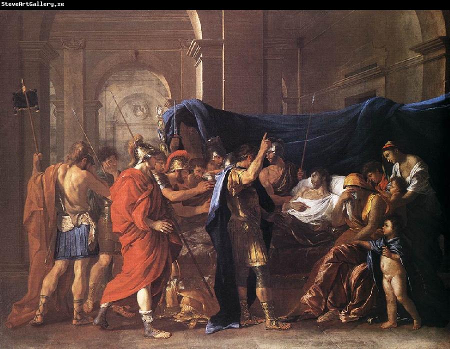 POUSSIN, Nicolas The Death of Germanicus af